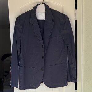 Buck Mason Navy Cotton Blazer